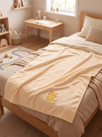 Toalla corporal Gatitos 70x140 cm - Gatito Soñador (Beige)