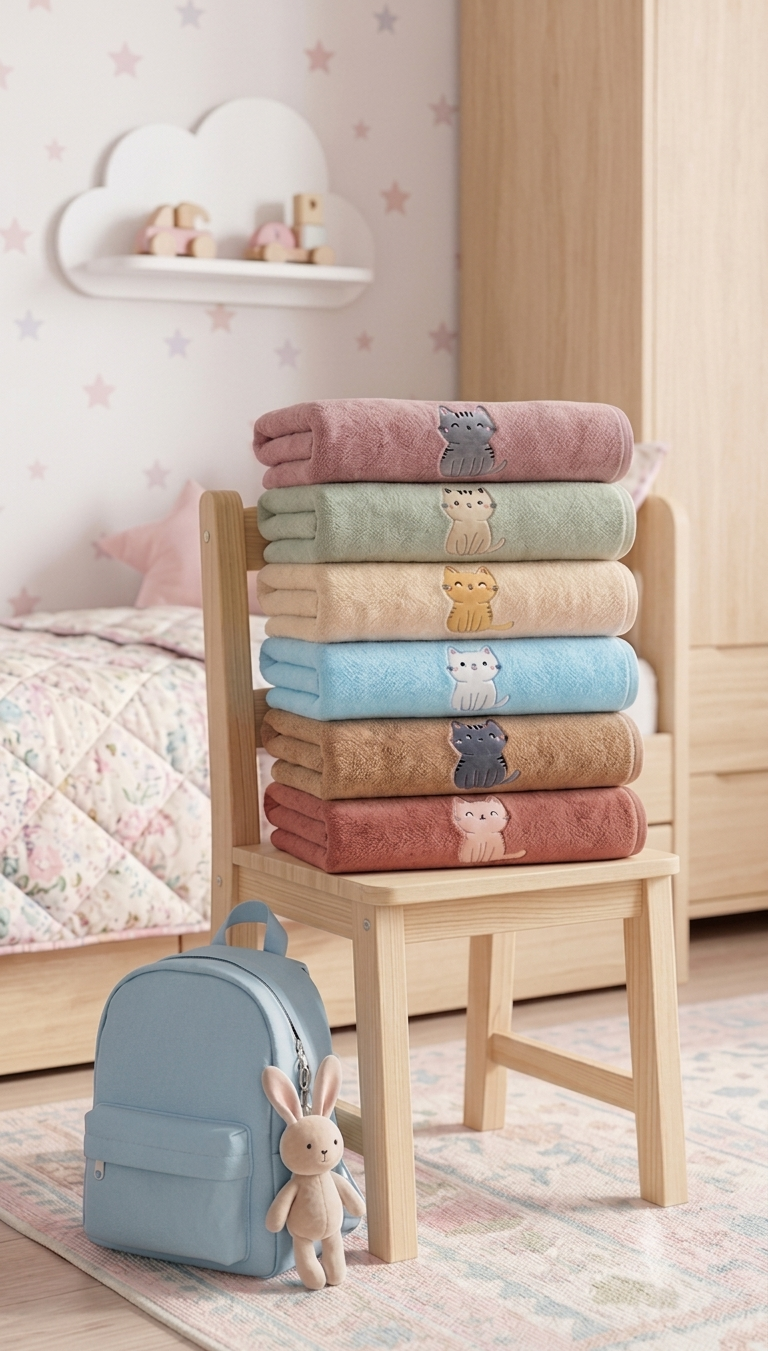 Toalla corporal Gatitos 70x140 cm