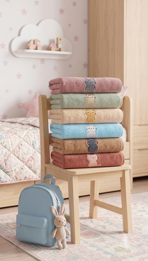 Toalla corporal Gatitos 70x140 cm