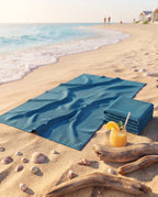 Toallón de microfibra XL 90x180 cm - Azul Acero